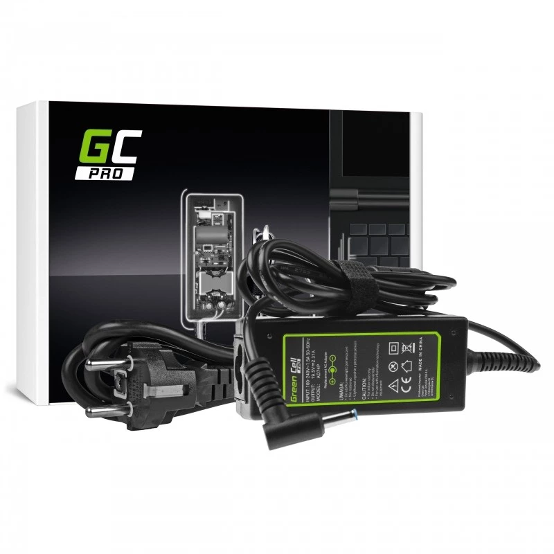 Green Cell AD74P 45W 19.5V 2.31A Melns lādētājs klēpjdatoram