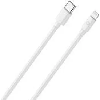 RealPower mobilā telefona kabelis 2m USB C Lightning Balts 385242