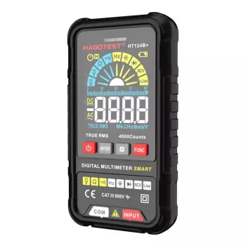 Digitālais multimetrs Habotest HT124B+ — Maiņstrāvas un līdzstrāvas sprieguma un pretestības mērīšana