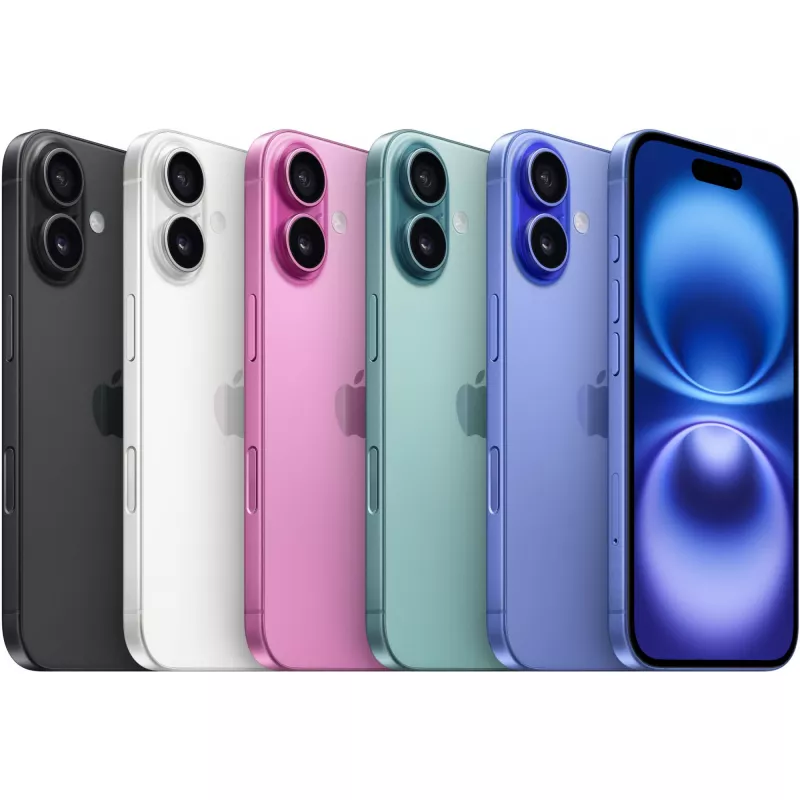 Mobilais telefons iPhone 16 128GB Melns MYE73 Apple