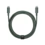 Kabelis USB-C uz USB-C Native Union Belt Cable Pro 240W, 2,4 m, USB 2.0, 0,48 Gbit/s, Zaļš