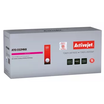 Activejet ATO-332MNX tonera kasetne (OKI 46508710 aizstājējs; Supreme; 3000 lpp; fuksīna)