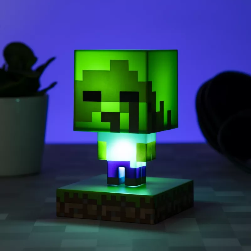 Galda lampa Paladone Light Minecraft Zombie PP6592MCFV4 LED