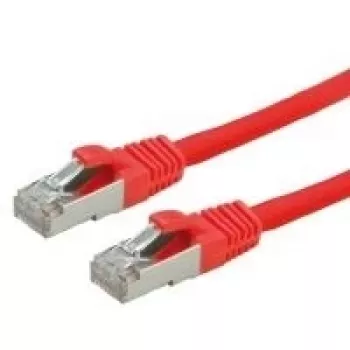VALUE S/FTP-(PiMF-)Patch kabelis Cat.6, LSOH, Sarkans, 10m (21.99.1281)