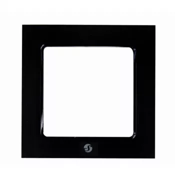 Shelly WF1 Black viedais kontaktdakšas modulis, plastmasa, 80x80x10mm