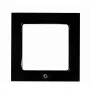 Shelly WF1 Black viedais kontaktdakšas modulis, plastmasa, 80x80x10mm