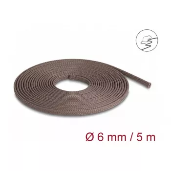 Kabeļa uzmava DeLOCK 20903 Brūna Poliesters 6mm