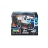 Revell Line Backer rotaļu auto — melns, zils, balts