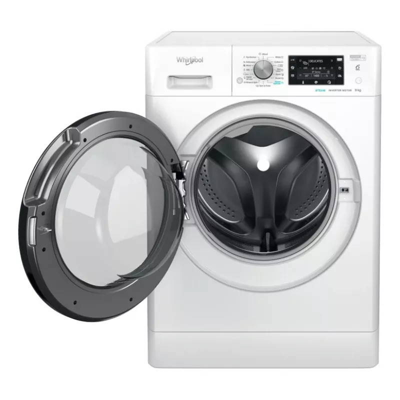 WHIRLPOOL Veļas mašīna FFD 9489 BV EE, 9kg, 1400 apgr./min, Energoklase A, Dziļums 63 cm, Invertora motors, Melnas durvis