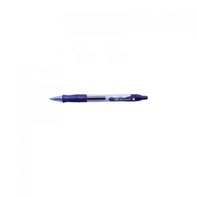Pildspalva BIC 829158 — atsperīga, zila tinte, caurspīdīgs korpuss, 12 gab. iepakojums