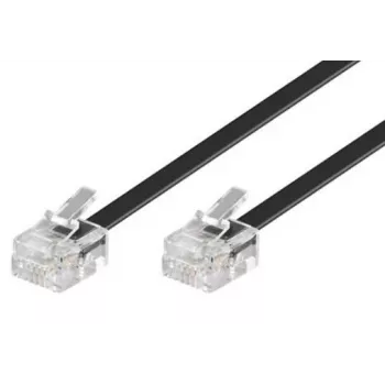 Telefona kabelis Microconnect MPK186 RJ11 RJ11 6 m Melns