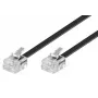 Telefona kabelis Microconnect MPK186 RJ11 RJ11 6 m Melns