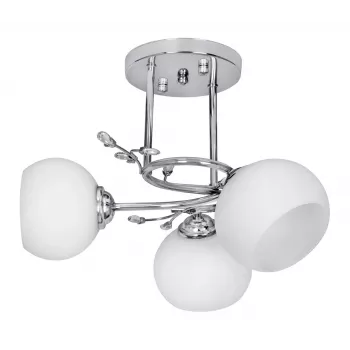 Activejet Classic griestu lustra piekaramā lampa IRMA niķeļa trīskāršā 3xE27 viesistabai