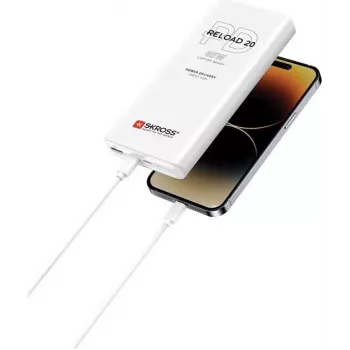 SKROSS Reload 20 PD 65 W balts (SKPBR20PD065WCN)