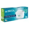 Ūdens filtra kasetne BRITA Maxtra+ Pure Performance, technopolimērs, 150 L tilpums, 3 gab.
