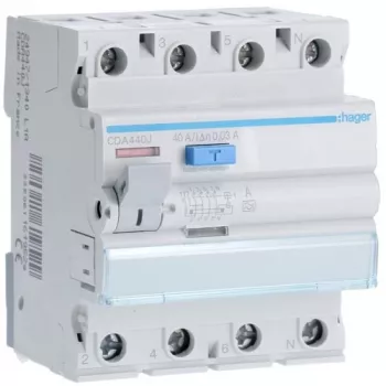 Hager CDA440J elektrosadales skapja piederums montāžai un aizsardzībai