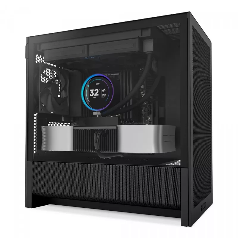 NZXT H3 Flow Micro ATX korpuss - Melns