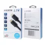 HDMI kabelis v 2.1 premium 3 m 8K Melns Spēlētājiem