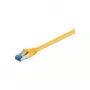 Wentronic Goobay CAT 6a Patch Kabelis, S/FTP (PiMF), Dzeltens, 2 m - LSZH Halogēns-Brīvs, Varš (93740)