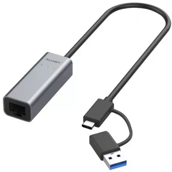 ALLNET ALL-NC-2.5G-USBC_A USB 3.0 Ethernet adapteris ar Type-C un Type-A, 2.5 Gbps