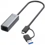 ALLNET ALL-NC-2.5G-USBC_A USB 3.0 Ethernet adapteris ar Type-C un Type-A, 2.5 Gbps