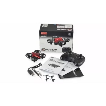 Kameras dronis Amewi 25324 Mini-drone 300 mAh Melns Sarkans