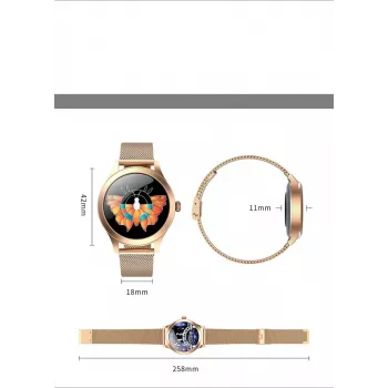 Viedpulkstenis MaxCom FW42 GOLD Zelts