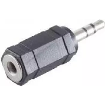 ShiverPeaks BS57016 Vadu savienotājs 3.5 mm Melns Vīrišķais/Sieviešu