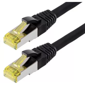 Tīkla kabelis Helos CAT6 S/FTP (PIMF) 1,5m Melns