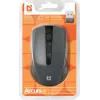Bezvadu optiskā pele DEFENDER MM-935 RF, ambidextrous, 1600 DPI, pelēka, USB uztvērējs, AAA baterijas