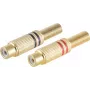 ShiverPeaks BS52021-SET — Divi zeltīti RCA ligzdas savienotāji (mātīte)