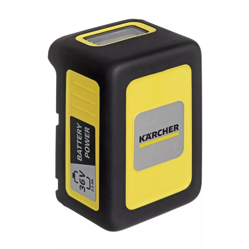 Akumulatora un lādētāja komplekts Karcher Starter Kit Battery Power 36/25 — 36 V, 2500 mAh, dzeltens