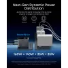 Anker Prime Charger 160 W, 3 portu, sudraba krāsā (A2687341)