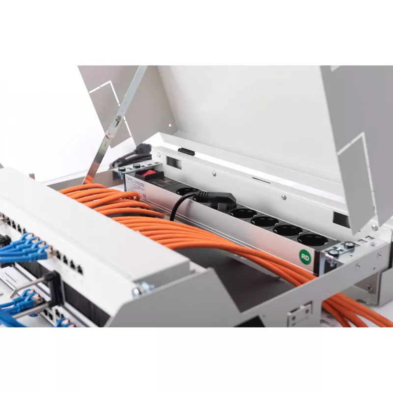 Sienas stiprināms tīkla skapis Digitus DN-19 04U-PB, 3U, pelēks