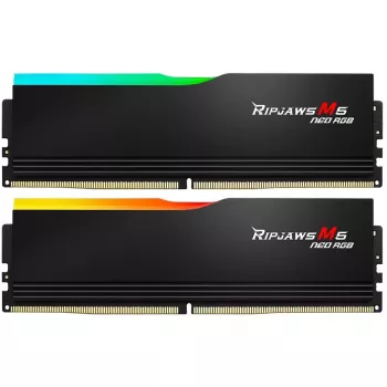 G.Skill Ripjaws M5 Neo DDR5-6000 64 GB (2x 32 GB) Dual-Kit, AMD EXPO, melna