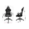Spēļu krēsls Huzaro Force 6.2 Grey Mesh
