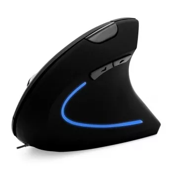 MEDIA-TECH VERTIC MT1122 vadu vertikālā pele 6400 DPI melna