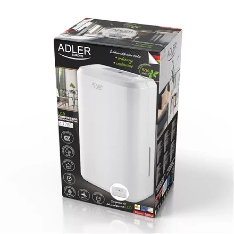 Gaisa mitruma savācējs Adler AD 7861, 280 W, 2 L tvertne
