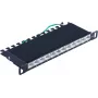 ShiverPeaks Patch Panel S/CONN 08-67051 — 8 portu Cat6a 0.5U kāršu panelis