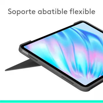 Logitech Combo Touch tastatūras maciņš iPad Air 11 inch (M2) — pelēks