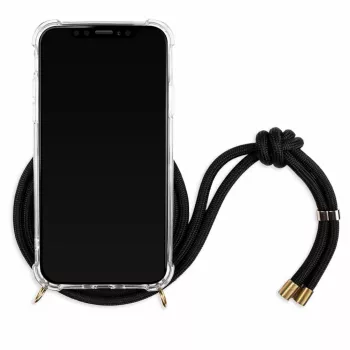Coros LOO004 vāciņš iPhone XR 15,5 cm (6,1 collu) Melns Caurspīdīgs