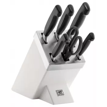 ZWILLING FOUR STAR 35148-207-0 virtuves nažu/bloķēšanas komplekts 7 gab. Balts