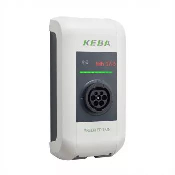 Keba KC-P30-ES240022-M0R-GE c-series EN Type2 Ligzda 22kW-RFID-MID - GREEN EDITI