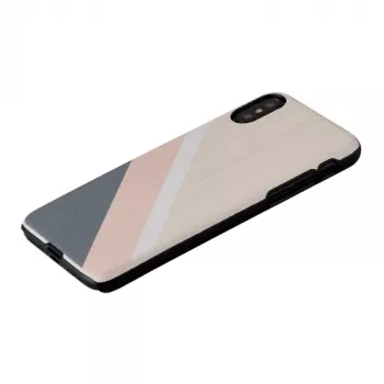Viedtālruņa maciņš man and wood iPhone X/XS — Pink Suit Black