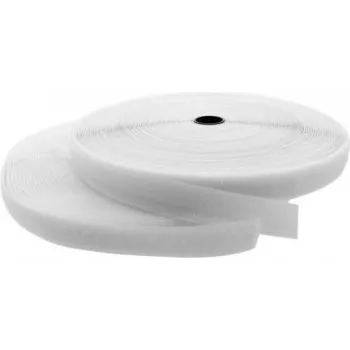 Lanview LVT-HL1010W Hook & loop kabeļu saite Melna 1 gab.