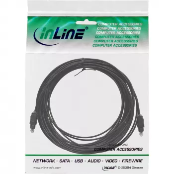 InLine optiskais audio kabelis Toslink vīrietis / vīrietis 2m, zils