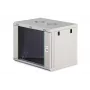 Sienas stiprinājuma 9U skapis DIGITUS Dynamic-N DN-37104, 600x450 mm, IP20, atslēgas slēdzene, neizmontēts