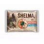 Slapjā kaķu barība SHELMA ar lasi un mencu mērcē, 4 x 85 g paciņas
