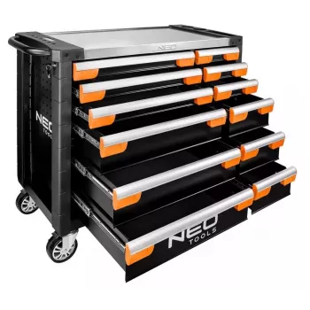 Darbnīcas skapis NEO tools PRO 12 atvilktnes 84-225, smagās slodzes tērauda instrumentu glabāšanai