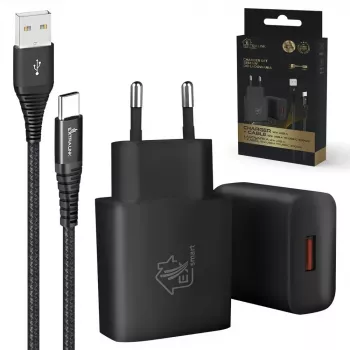 USB-C kabelis Extralink CAB-CHAR-SET01 15W (5V 3A) 2.0 m